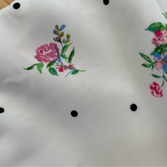 For Love and Lemons Dolly Romper Playsuit Floral Heart Print Size Medium - Picture 13 of 13